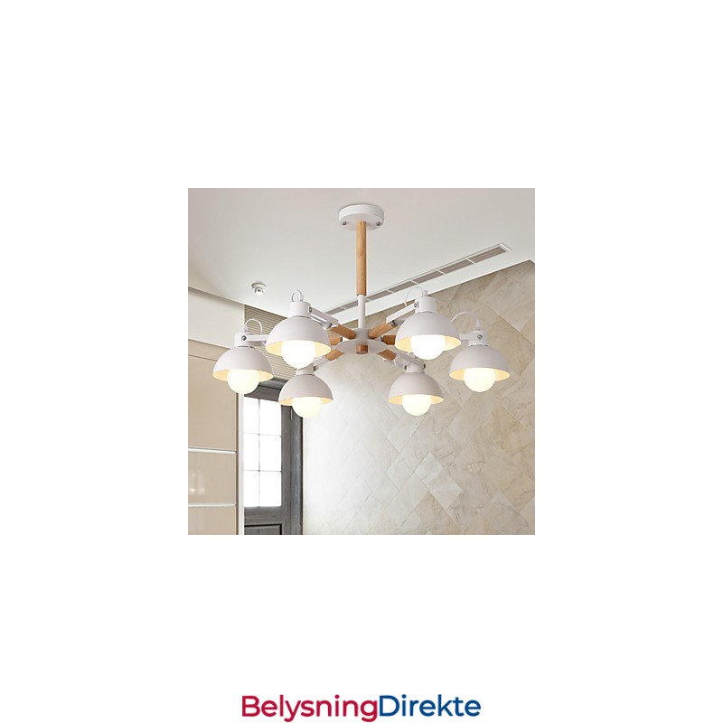 Tradisjonell Klassisk Rustikk Hytte Vintage Retro Malerifunksjon For Mini-Stil Metalllysekrone