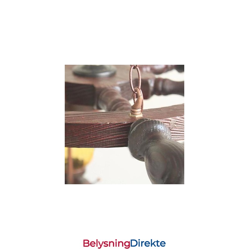 Retro Maleri Tre Bambus Lysekrone