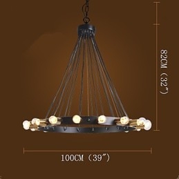 Nordisk Kreativ Lysekrone Retro Industria Penthouse