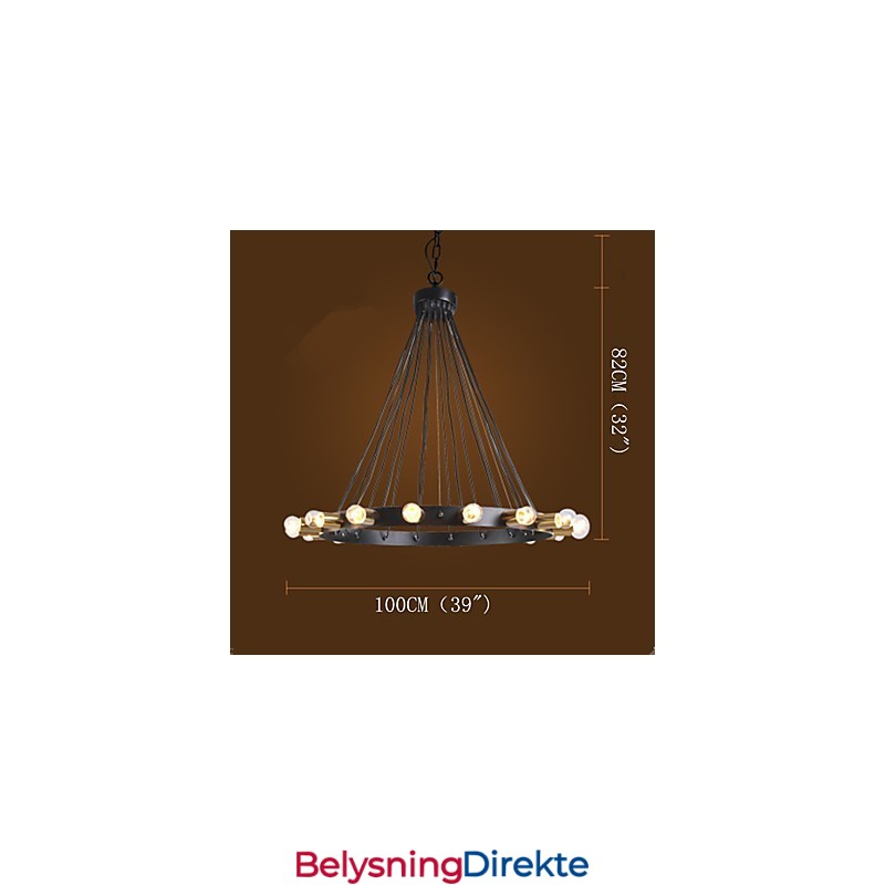 Nordisk Kreativ Lysekrone Retro Industria Penthouse