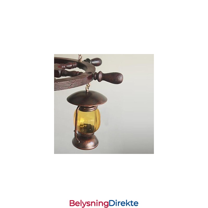 Retro Maleri Tre Bambus Lysekrone