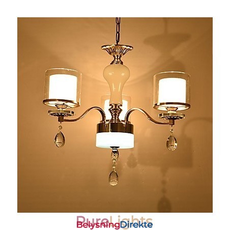 Moderne, Samtidskunstnerisk Galvanisert Funksjon For Krystallmetalllysekrone