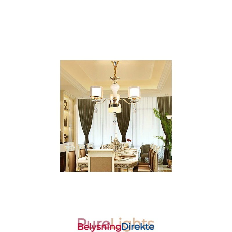 Moderne, Samtidskunstnerisk Galvanisert Funksjon For Krystallmetalllysekrone