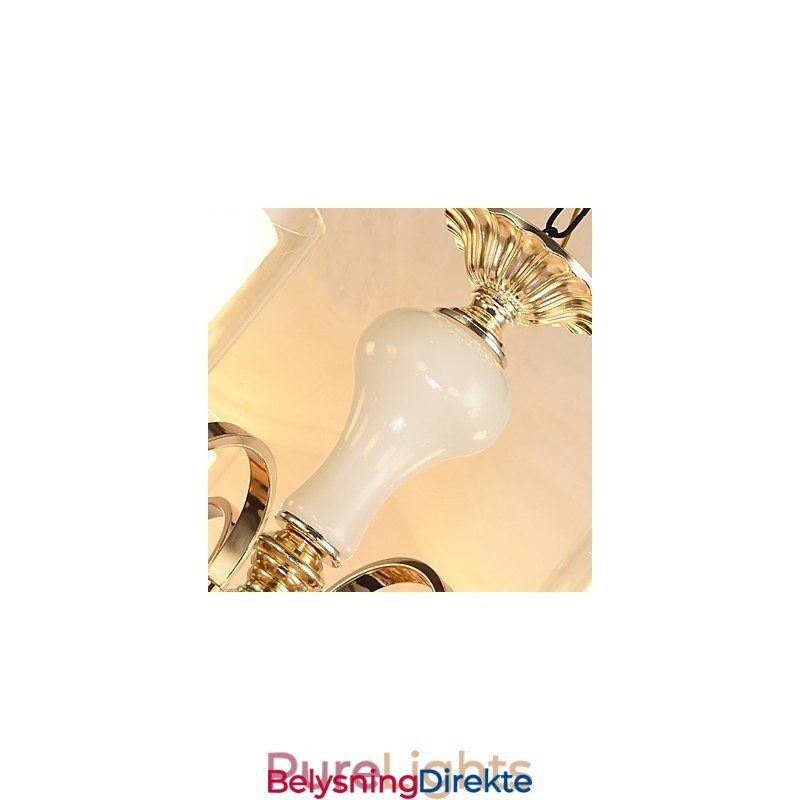 Moderne, Samtidskunstnerisk Galvanisert Funksjon For Krystallmetalllysekrone