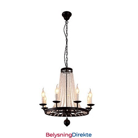 Lysekrone Med 8 Lys Moderne Samtidsstil Tradisjonell Klassisk Rustikk Hytte Vintage Retro Lanterne Tromme Landlig Øy Globus Skål