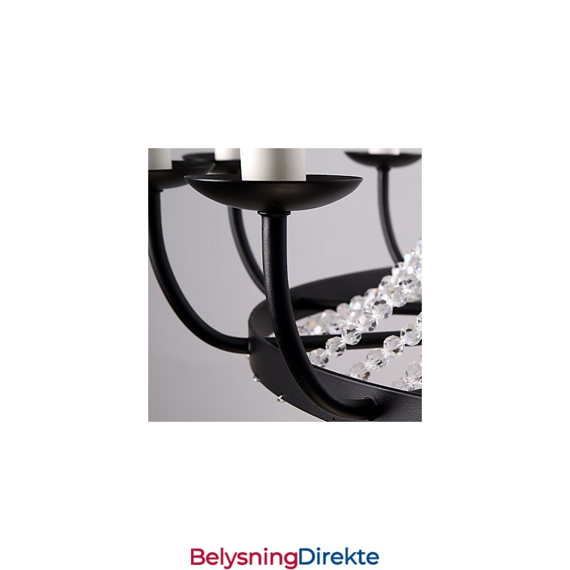 Lysekrone Med 8 Lys Moderne Samtidsstil Tradisjonell Klassisk Rustikk Hytte Vintage Retro Lanterne Tromme Landlig Øy Globus Skål