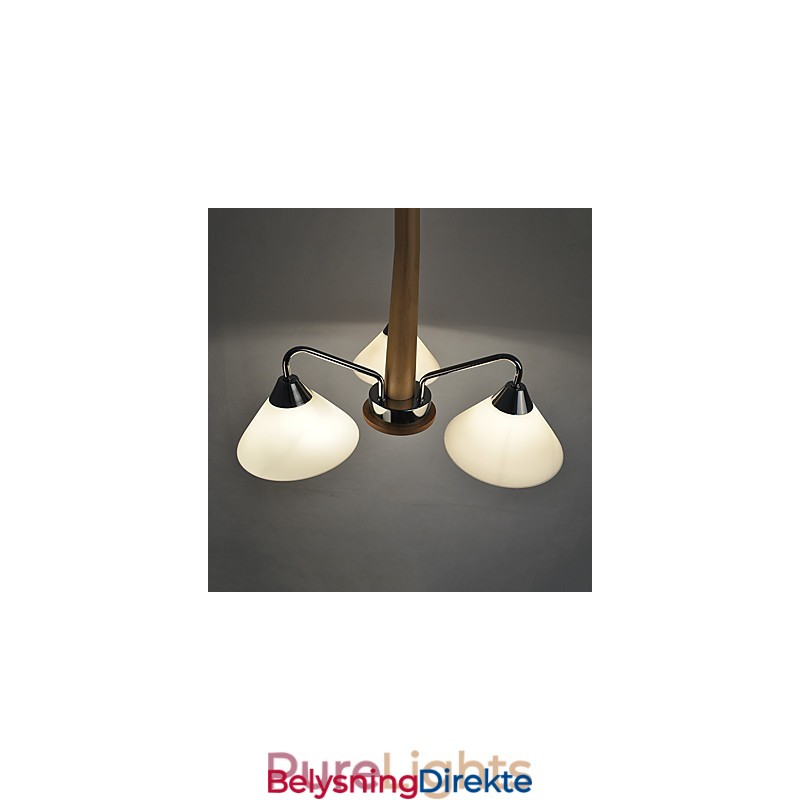 Moderne, Samtidskunstnerisk Landlig Galvanisert Funksjon For Lysekrone I Tre Og Bambus