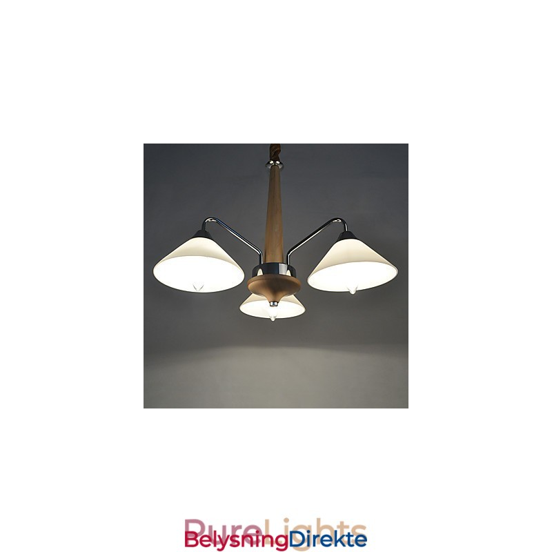 Moderne, Samtidskunstnerisk Landlig Galvanisert Funksjon For Lysekrone I Tre Og Bambus