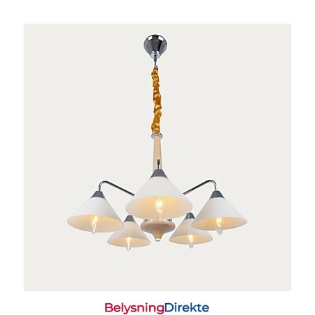 5-Lys Moderne Samtidslysekrone For