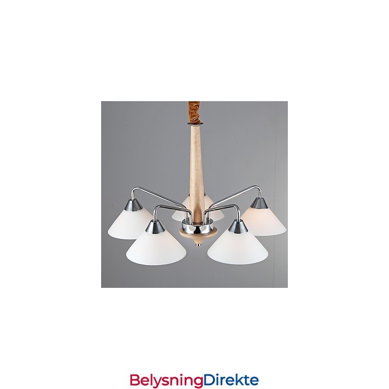 5-Lys Moderne Samtidslysekrone For