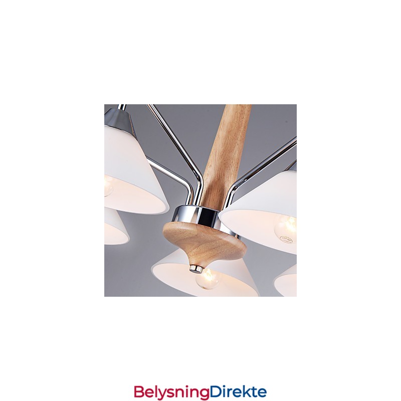 5-Lys Moderne Samtidslysekrone For