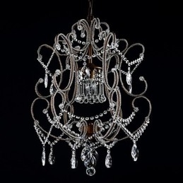 Moderne Lysekronedesign Vintage Lysekrone Loft Krystall Lysarmatur Glans Hengende Lampe