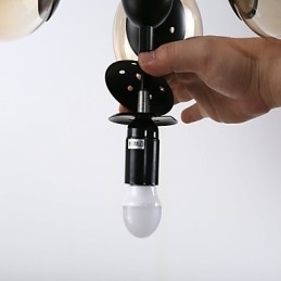 Tradisjonell Klassisk Retro-Malerifunksjon For Mini-Lysekrone I Metall