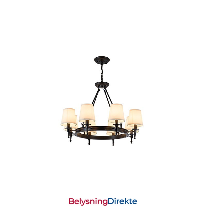 8 Lys Innfelt Lysekrone Én Lys To Stil Moderne Samtidskunst Tradisjonell Klassisk Rustikk Maling