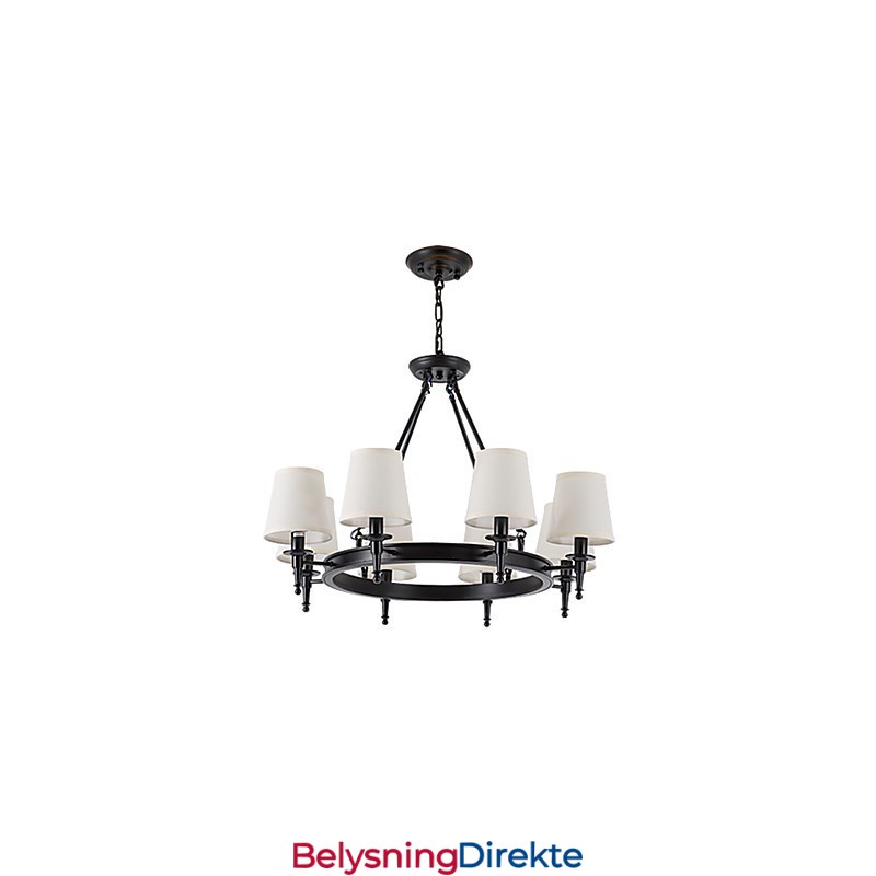 8 Lys Innfelt Lysekrone Én Lys To Stil Moderne Samtidskunst Tradisjonell Klassisk Rustikk Maling