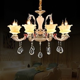 Moderne Samtids Tradisjonell Klassisk Sinklegering Funksjon For Krystall Mini Stil Metall Pendellampe