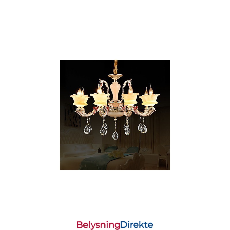 Moderne Samtids Tradisjonell Klassisk Sinklegering Funksjon For Krystall Mini Stil Metall Pendellampe