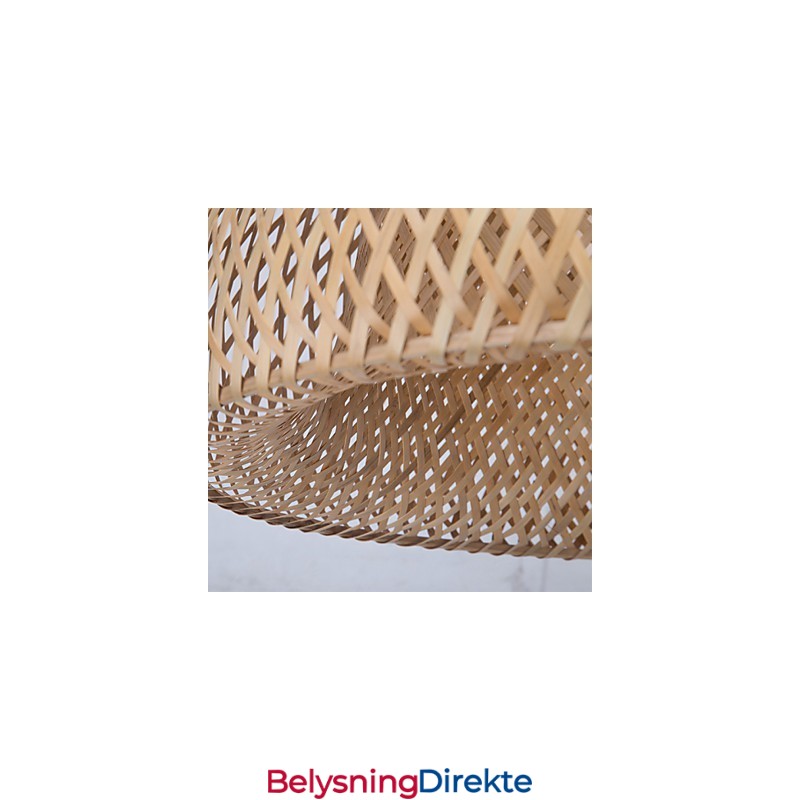 Vintage Kreativ Hjemmelysekrone I Bambus