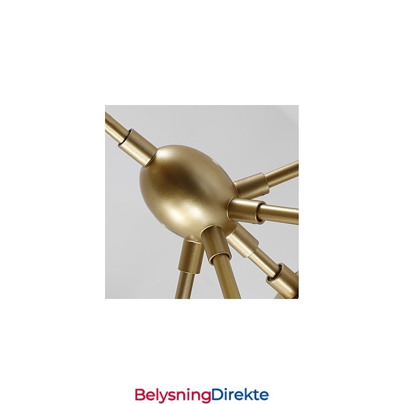 Femten Lys Postmoderne Europeisk Stil Modo Metall Glass Pendellampe Foajeen Dekorerer Industriell Lysekronelampe