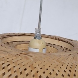 Vintage Kreativ Hjemmelysekrone I Bambus