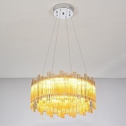 Tradisjonell Klassisk Malerifunksjon For Mini-Stil Tre-Bambus Anhengslampe