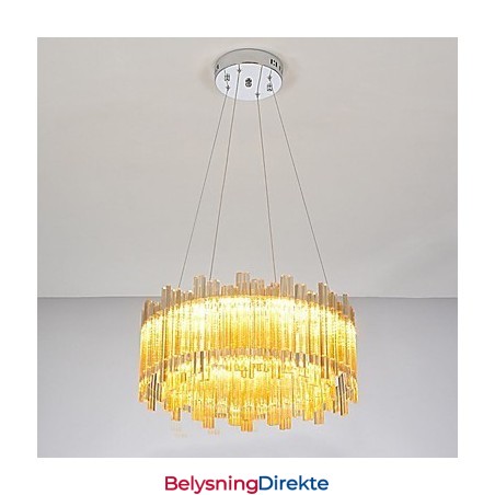 Tradisjonell Klassisk Malerifunksjon For Mini-Stil Tre-Bambus Anhengslampe