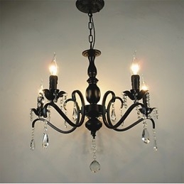 Nyhetsbelysning Europeisk Stil Smijernslampe Originalitet Individualitet Dekorasjon Stearinlyslampe Lysekrone