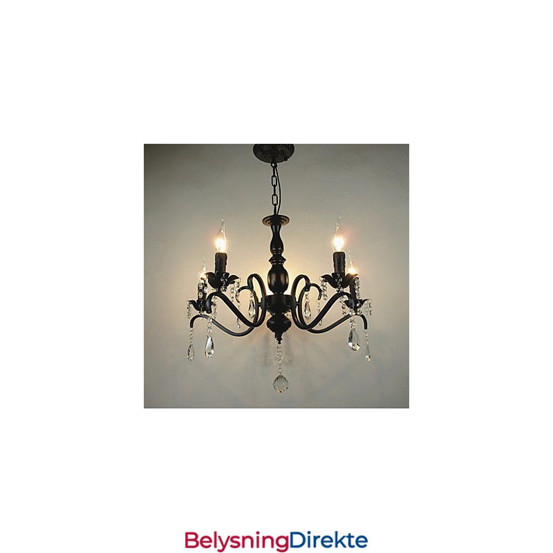 Nyhetsbelysning Europeisk Stil Smijernslampe Originalitet Individualitet Dekorasjon Stearinlyslampe Lysekrone