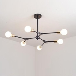 Tradisjonell, Klassisk Pendellampe I Tre, Bambus, I Ministil