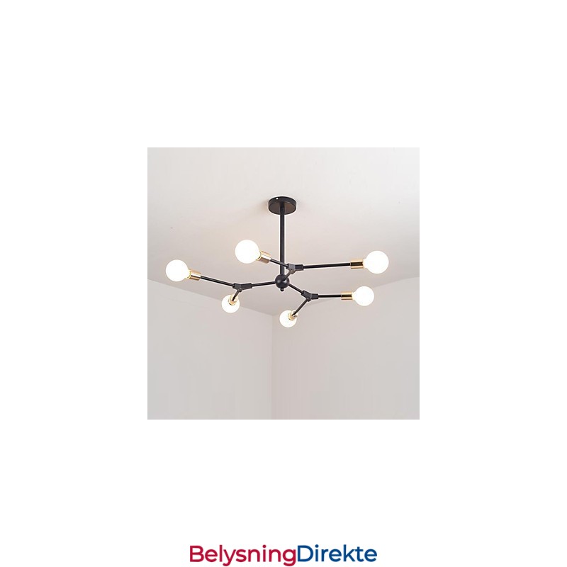 Tradisjonell, Klassisk Pendellampe I Tre, Bambus, I Ministil