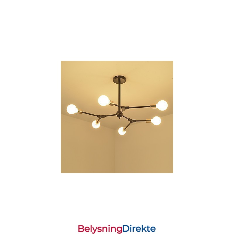 Tradisjonell, Klassisk Pendellampe I Tre, Bambus, I Ministil