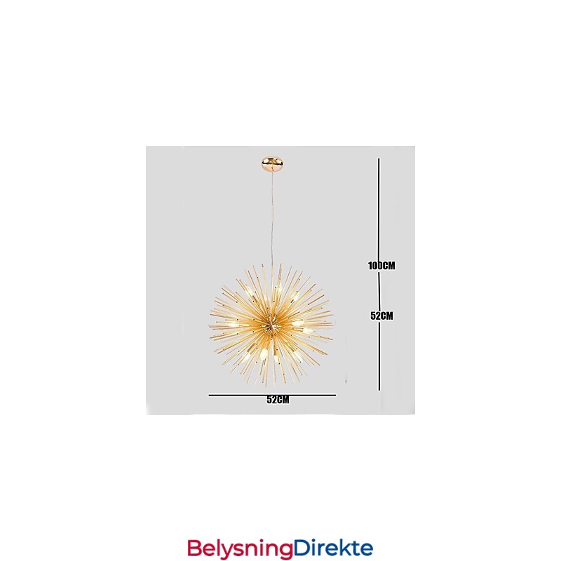 Retro Imitert Kobber Creative Line 10 Lys