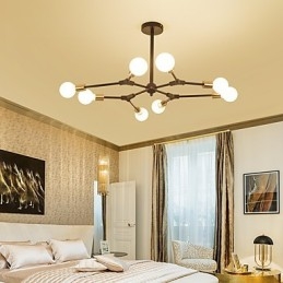 Tradisjonell, Klassisk Pendellampe I Tre, Bambus, I Ministil