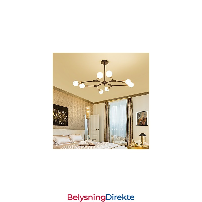 Tradisjonell, Klassisk Pendellampe I Tre, Bambus, I Ministil