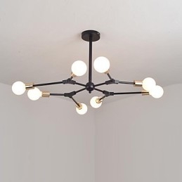 Tradisjonell, Klassisk Pendellampe I Tre, Bambus, I Ministil