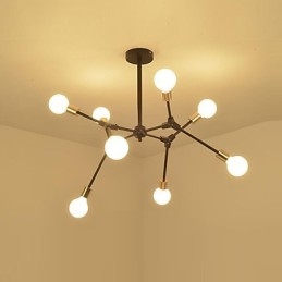 Tradisjonell, Klassisk Pendellampe I Tre, Bambus, I Ministil