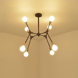 Tradisjonell, Klassisk Pendellampe I Tre, Bambus, I Ministil