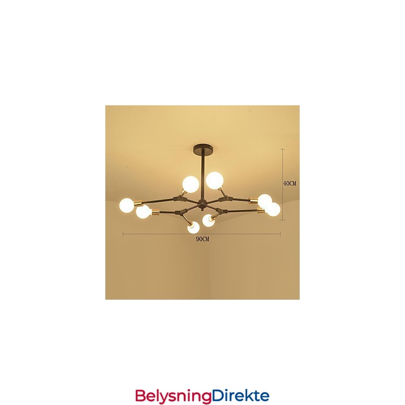 Tradisjonell, Klassisk Pendellampe I Tre, Bambus, I Ministil