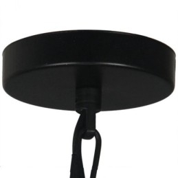 Vintage Metallpendellampe Med Glassskjerm