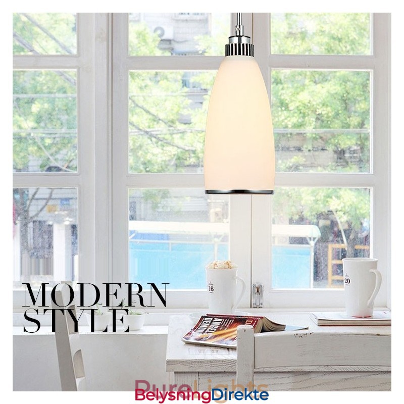 1 Lys Moderne Samtidskunst Integrert Metall Pendellampe