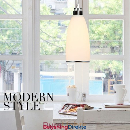 1 Lys Moderne Samtidskunst Integrert Metall Pendellampe