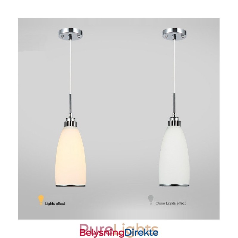 1 Lys Moderne Samtidskunst Integrert Metall Pendellampe