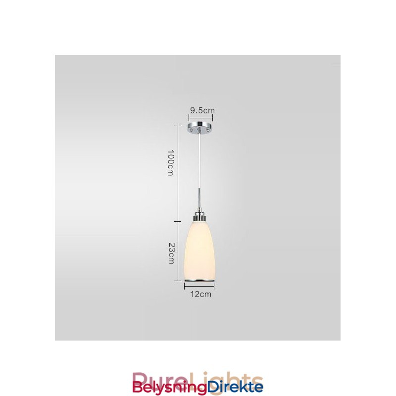 1 Lys Moderne Samtidskunst Integrert Metall Pendellampe
