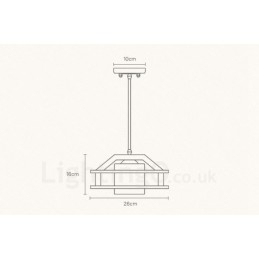 Lys Moderne, Samtidskunstnerisk Pendellampe I Tre Med Glassskjerm