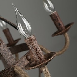 Lysekrone I Vintage-Metall