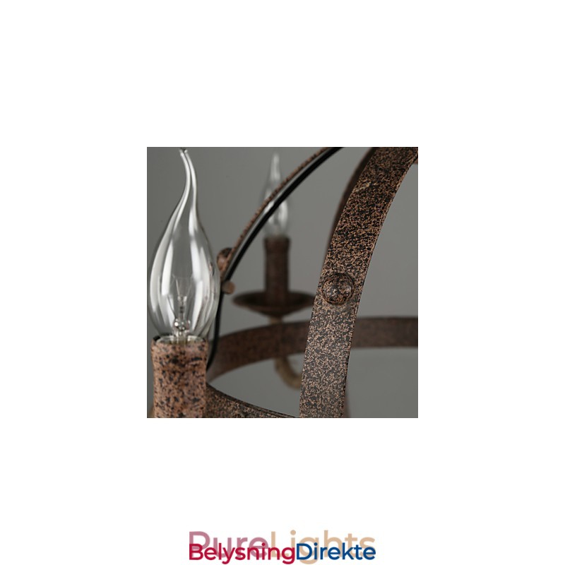 Lysekrone I Vintage-Metall