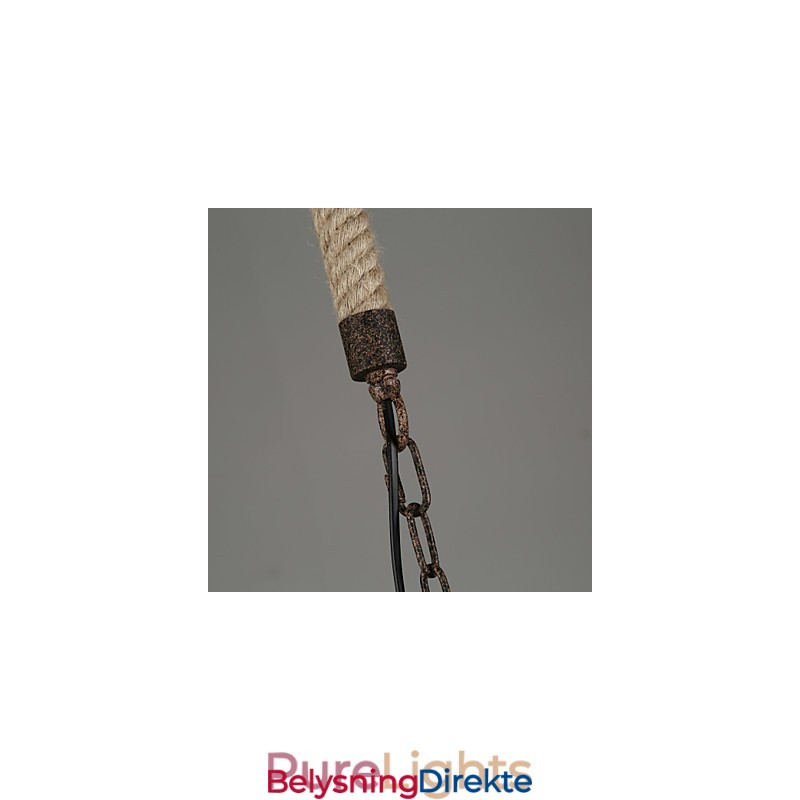 Lysekrone I Vintage-Metall