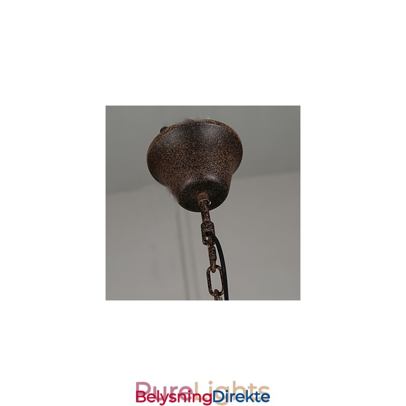 Lysekrone I Vintage-Metall