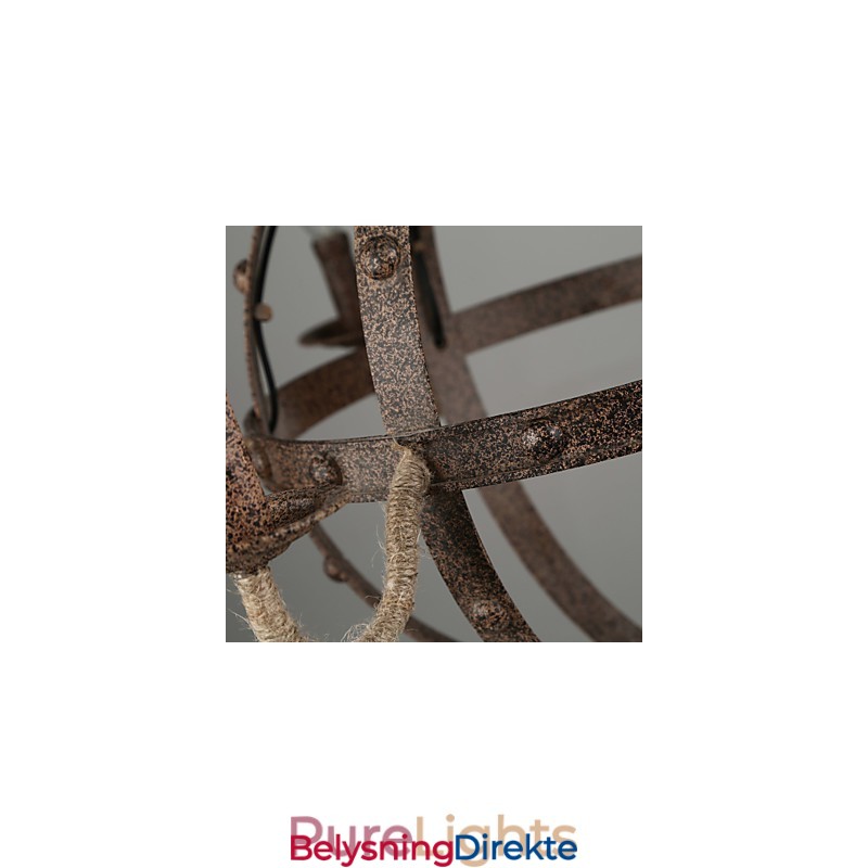 Lysekrone I Vintage-Metall