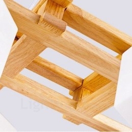 4-Lyss Tre Moderne Samtidskunstnerisk Nordisk Stil Pendellampe Med Glassskjerm